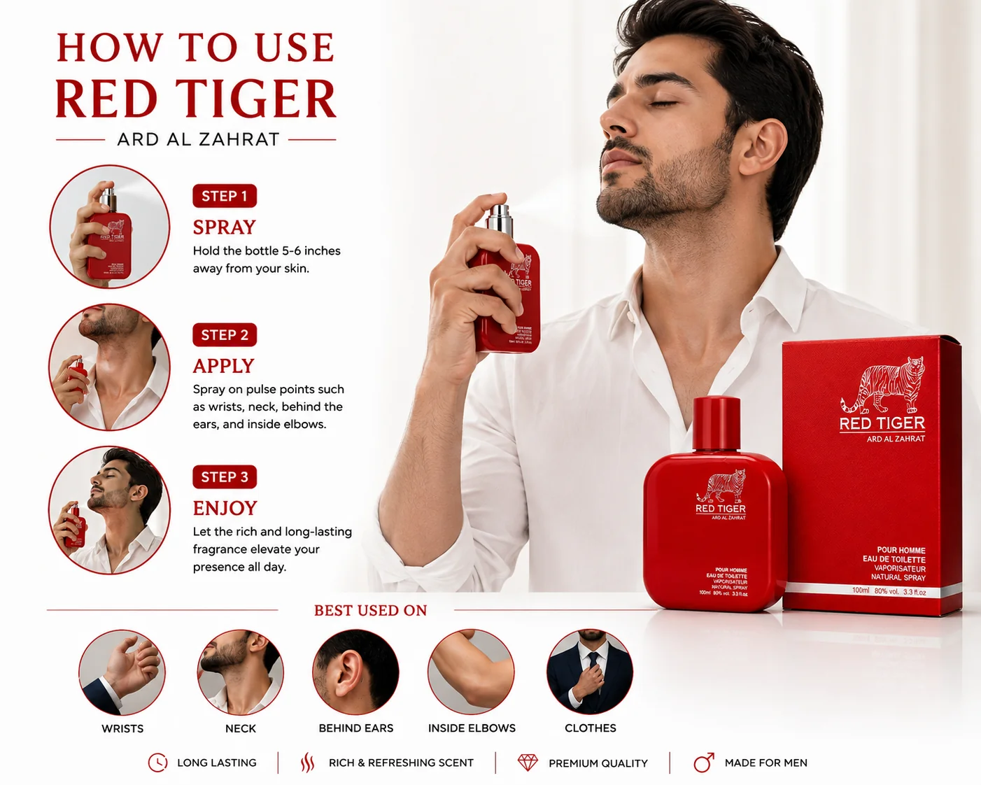 Red Tiger Pour Homme