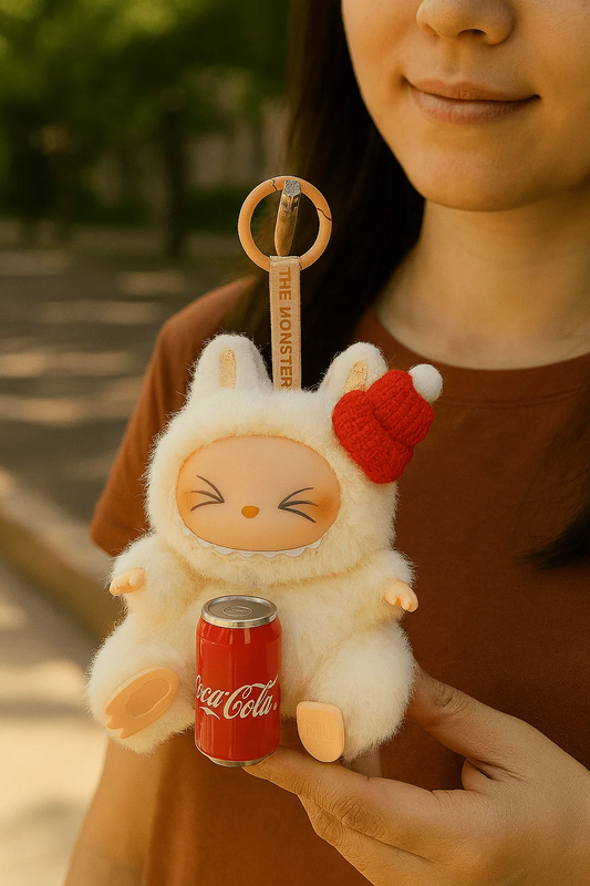 Labubu - Soft Plush Keychain